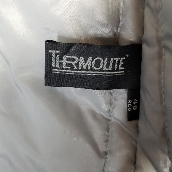 Oleg Cassini Trench Coat Mens 48 All Weather Designer Dark Gray - Picture 10 of 15